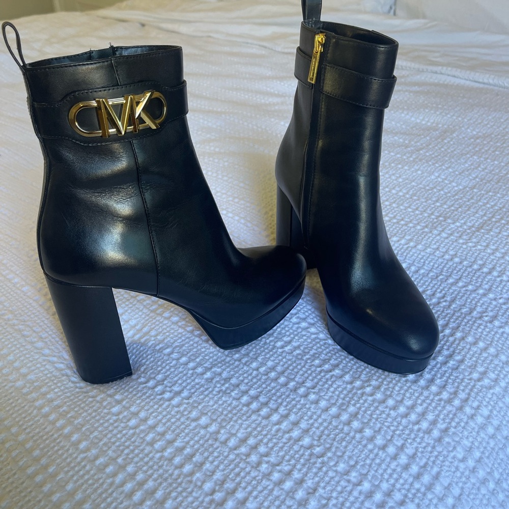 Michael Kors Black Heeled Boots